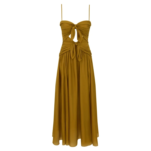 Zimmermann Fairlight Scarf Midi Dress