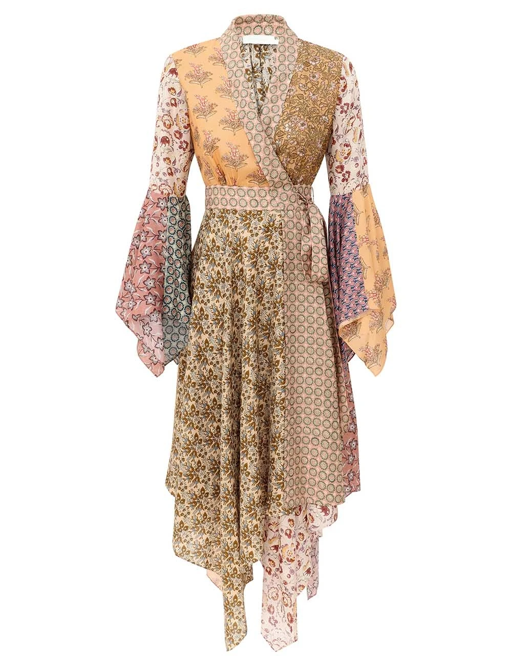 Zimmermann Fairlight Scarf Wrap Dress | Ready to Wear Collection Luxury Shoes Zimmermann Fairlight Scarf Wrap Dress
