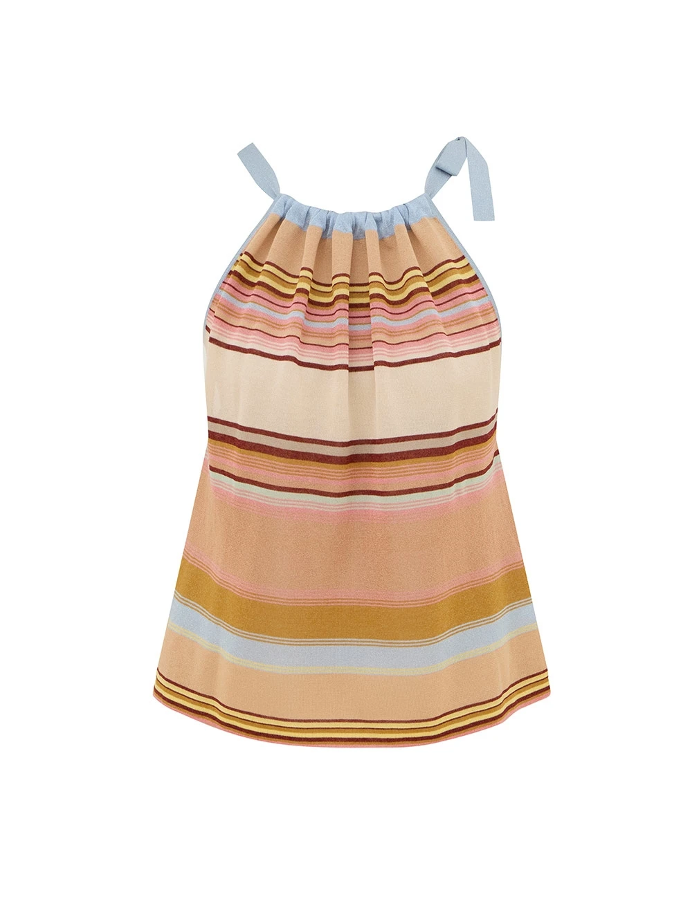Zimmermann Fairlight Striped Halter Top | Ready to Wear Collection Luxury Shoes Zimmermann Fairlight Striped Halter Top