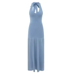 Zimmermann Fairlight Tie Halter Dress
