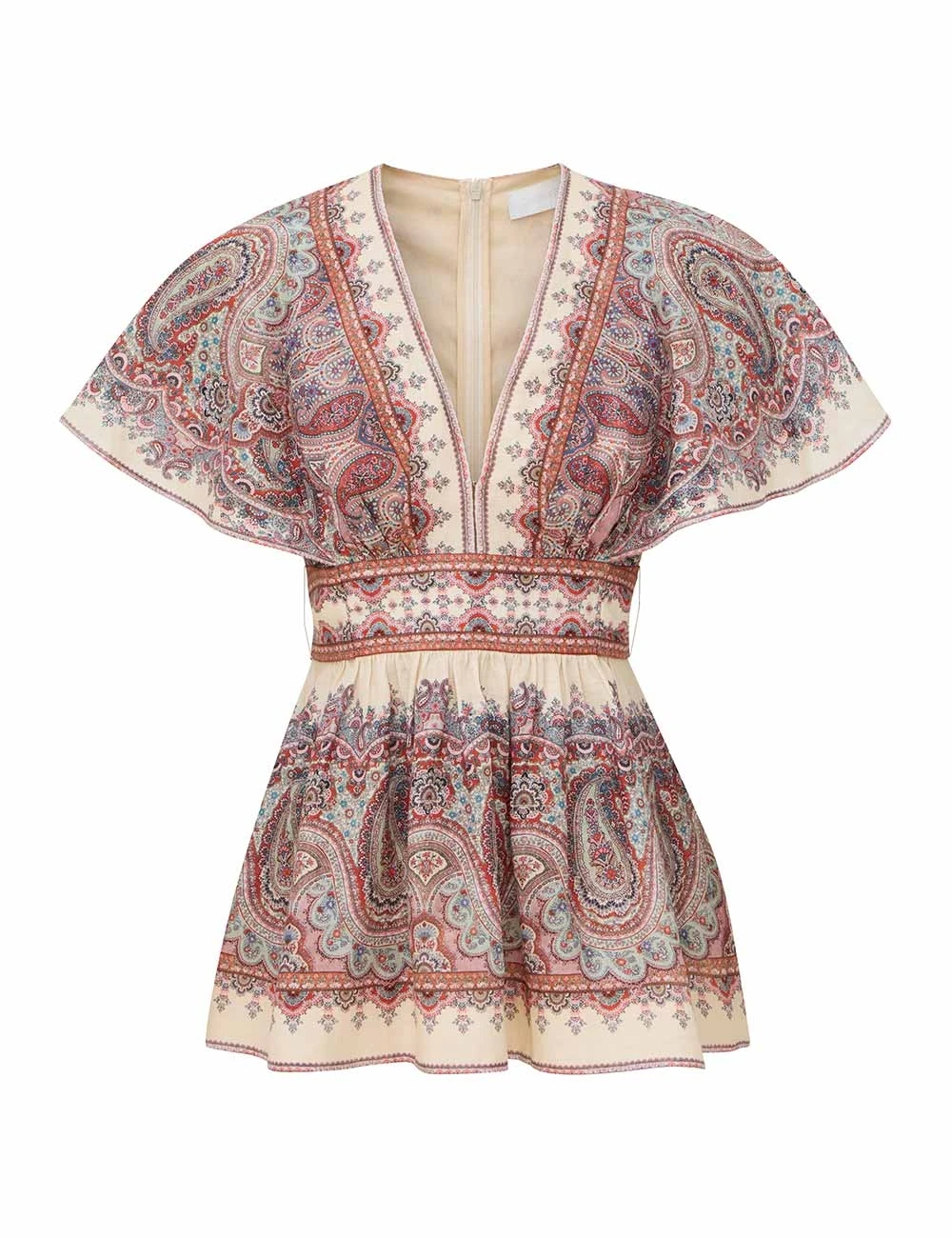 Zimmermann Fairlight Waisted Blouse | Ready to Wear Collection Luxury Shoes Zimmermann Fairlight Waisted Blouse