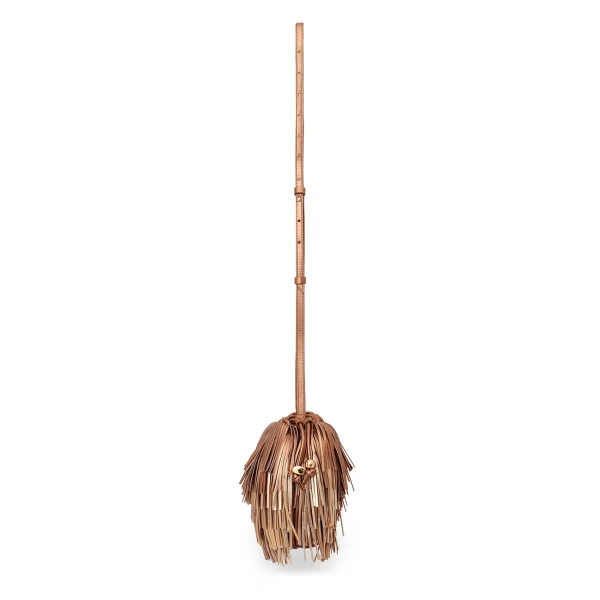 Zimmermann Fringe Crossbody in Gold, view 3