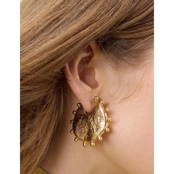 Zimmermann Idle Hoops in Gold, view 4
