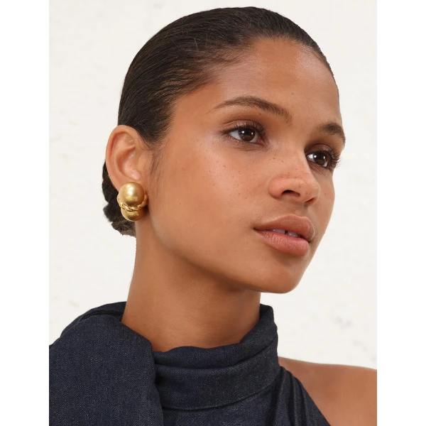 Zimmermann Idle Studs in Gold, view 2
