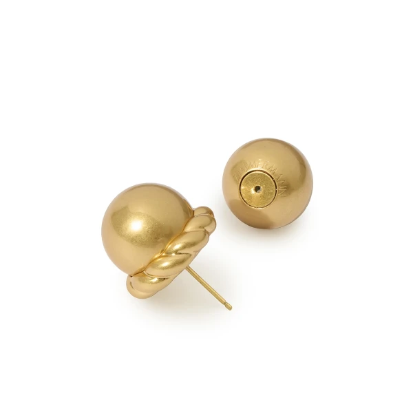 Zimmermann Idle Studs in Gold, view 3