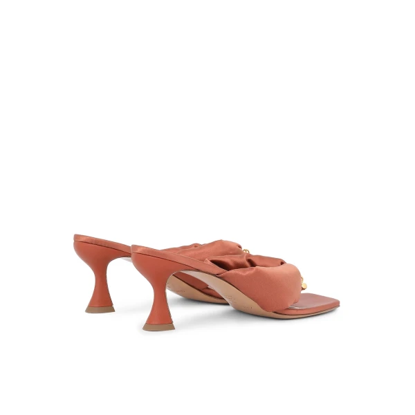 Zimmermann Idle Thong Mule 65 in Orange | Mules | Luxury Shoes , view 5