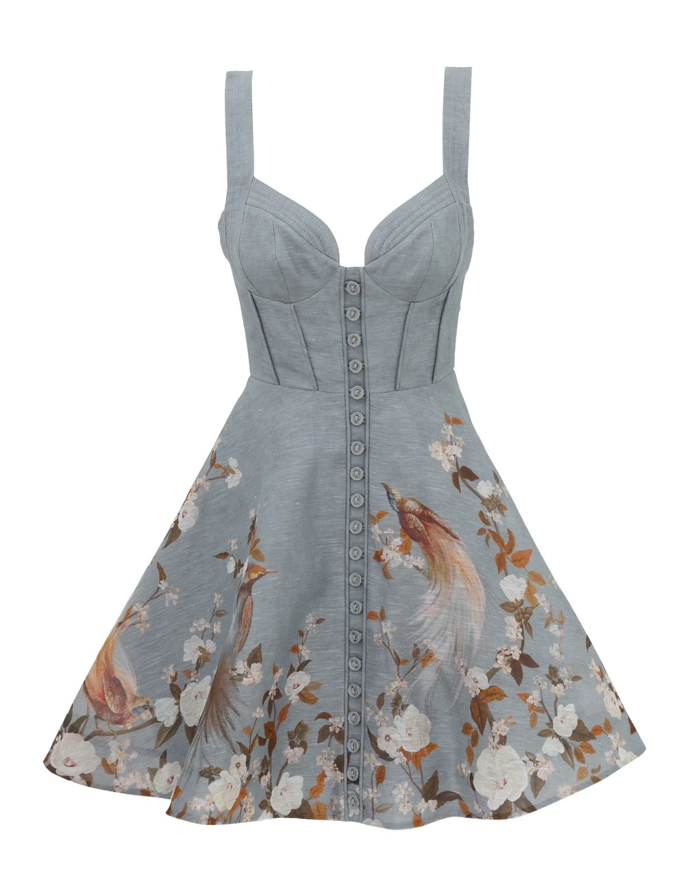 Zimmermann Momentum Corded Mini Dress | Ready to Wear Collection Luxury Shoes Zimmermann Momentum Corded Mini Dress