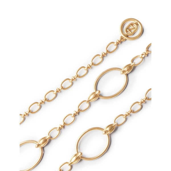Zimmermann Plume Chain Belt in Gold | Belts | Luxury Shoes , view 3