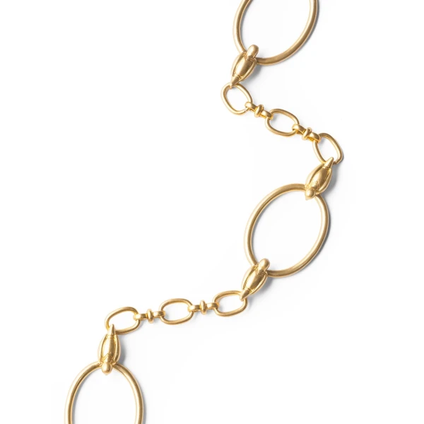 Zimmermann Plume Chain Belt in Gold | Belts | Luxury Shoes , view 4