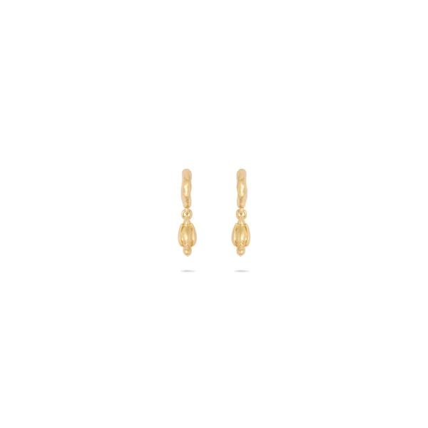 Zimmermann Plume Hoops in Gold, view 3