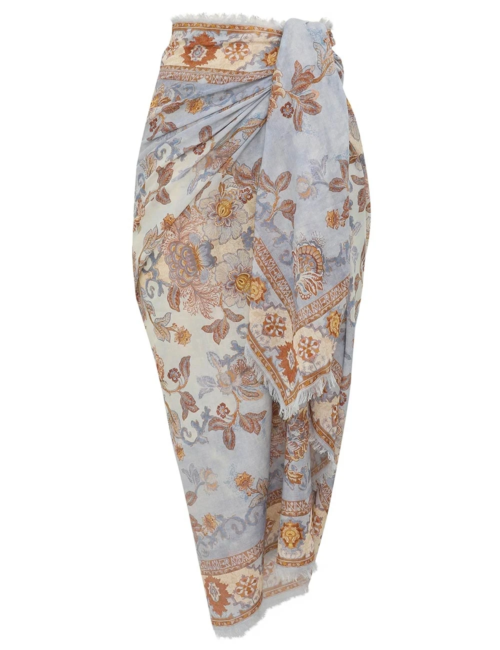 Zimmermann Printed Cotton Pareo | Ready to Wear Collection Luxury Shoes Zimmermann Printed Cotton Pareo