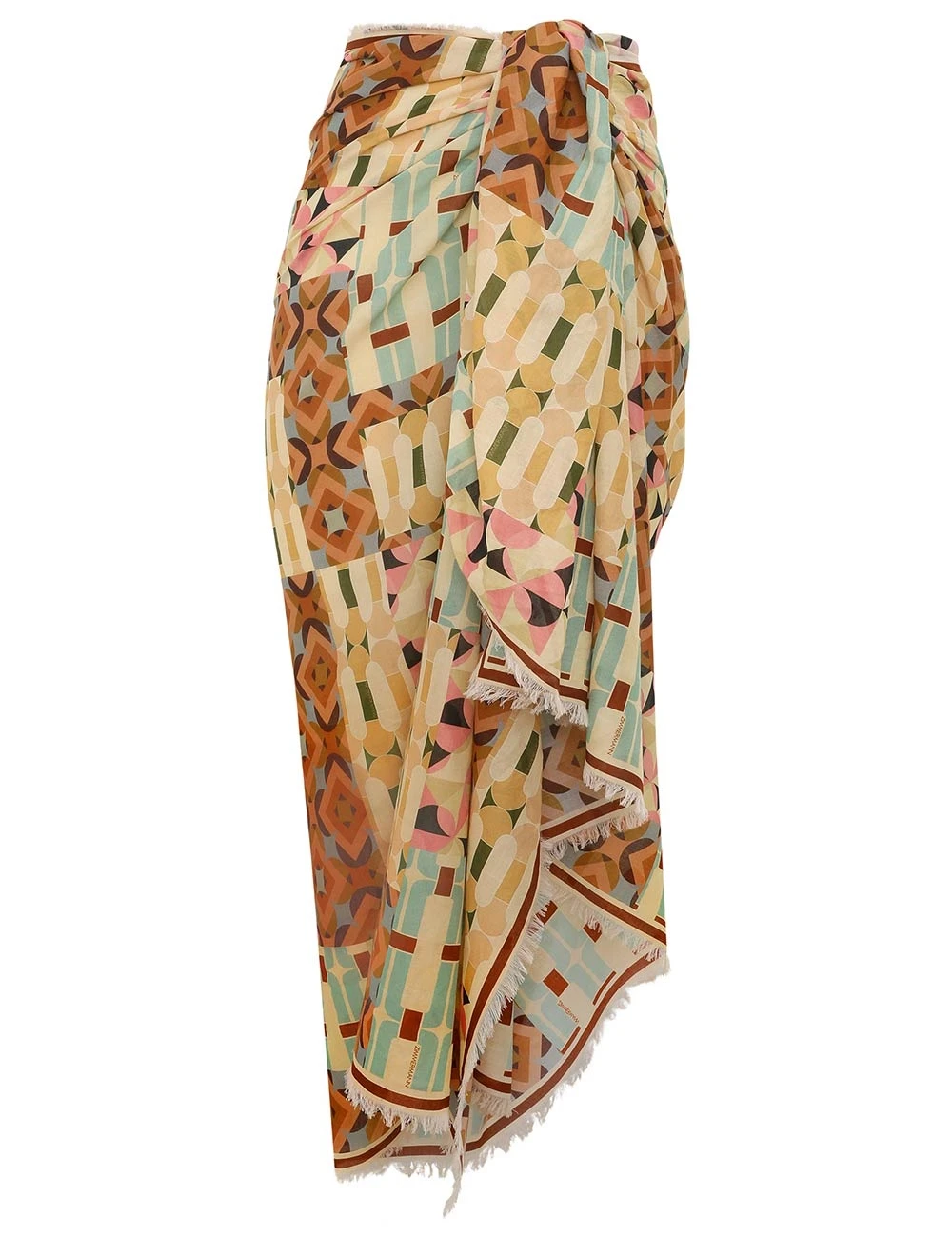 Zimmermann Printed Cotton Pareo | Ready to Wear Collection Luxury Shoes Zimmermann Printed Cotton Pareo