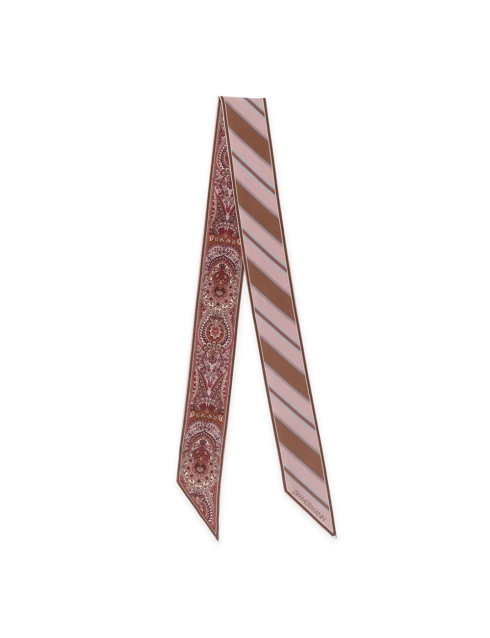 Zimmermann Printed Silk Ribbon Scarf | Accessories | Luxury Shoes Zimmermann Printed Silk Ribbon Scarf | Accessories | Luxury Shoes