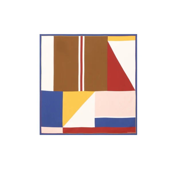 Zimmermann Printed Silk Square 90 in Multicolour, view 3