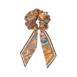 Zimmermann Printed Silk Tie Scrunchie | Accessories | Luxury Shoes 