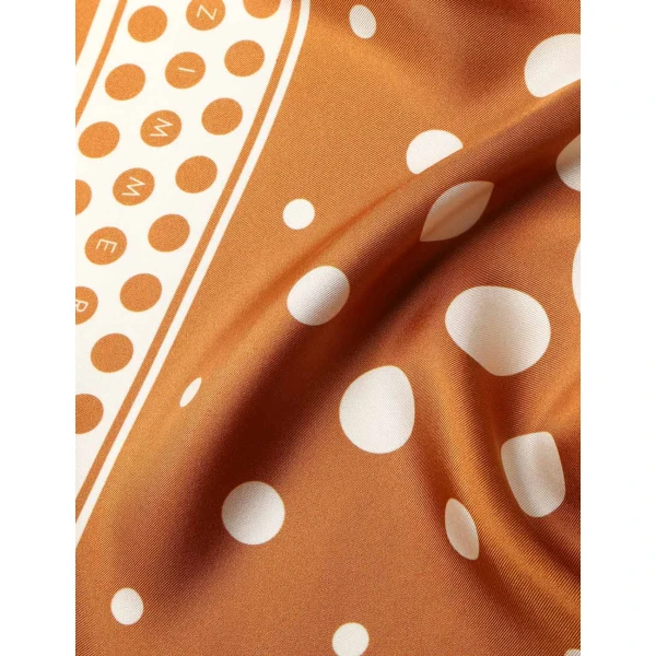 Zimmermann Printed Silk Triangle Scarf in Multicolour | Scarves | Luxury Shoes , view 5