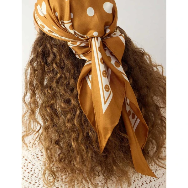 Zimmermann Printed Silk Triangle Scarf in Multicolour | Scarves | Luxury Shoes , view 6