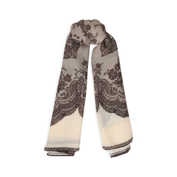 Zimmermann Printed Wool Shawl | Accessories | Luxury Shoes 