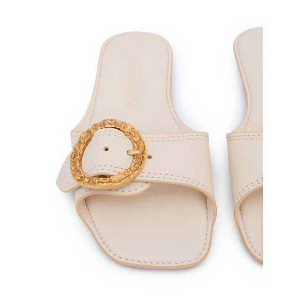 Zimmermann Solena Slide in Ivory, view 6