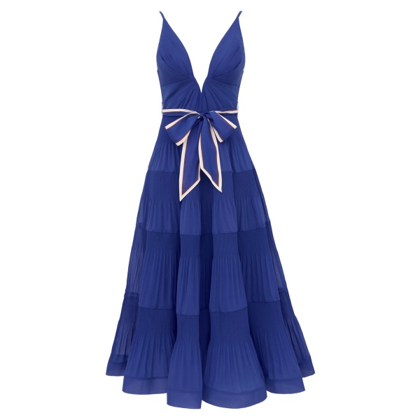 Zimmermann V Neck Pleated Midi