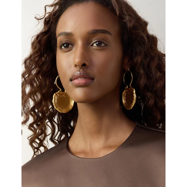 Zimmermann Volute Hoops in Gold, view 2