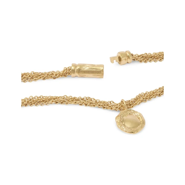 Zimmermann Volute Long Necklace in Gold, view 5