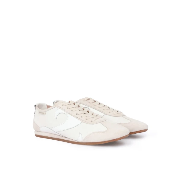 Zimmermann Zyra Low Sneaker in Ivory | Sneakers | Luxury Shoes , view 3