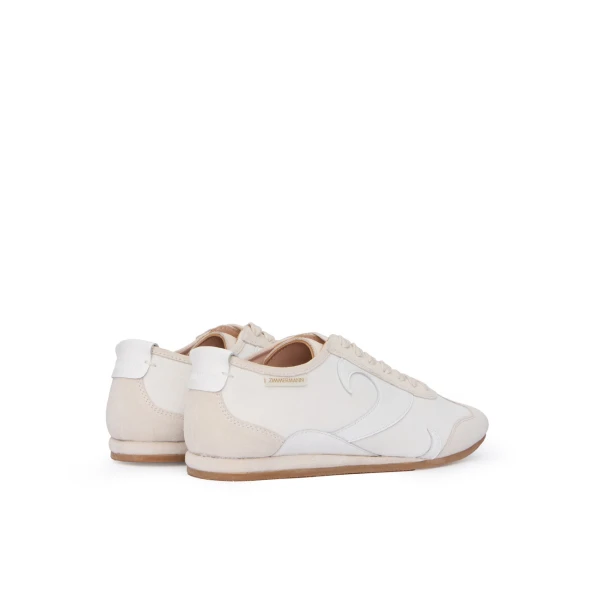 Zimmermann Zyra Low Sneaker in Ivory | Sneakers | Luxury Shoes , view 5