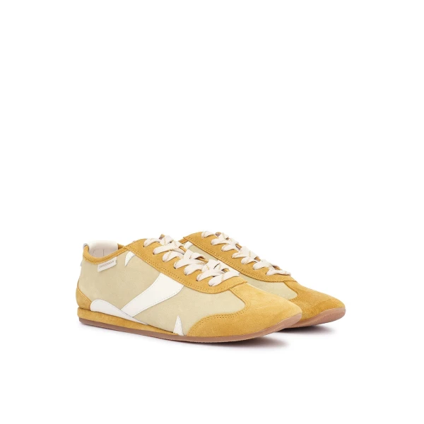 Zimmermann Zyra Low Sneaker in Yellow | Sneakers | Luxury Shoes , view 3