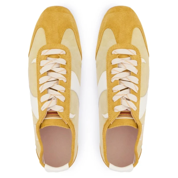 Zimmermann Zyra Low Sneaker in Yellow | Sneakers | Luxury Shoes , view 4