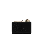 Erdem Bloom Minaudiere in Black Embellished Satin | Clutch Bags | Luxury Shoes 