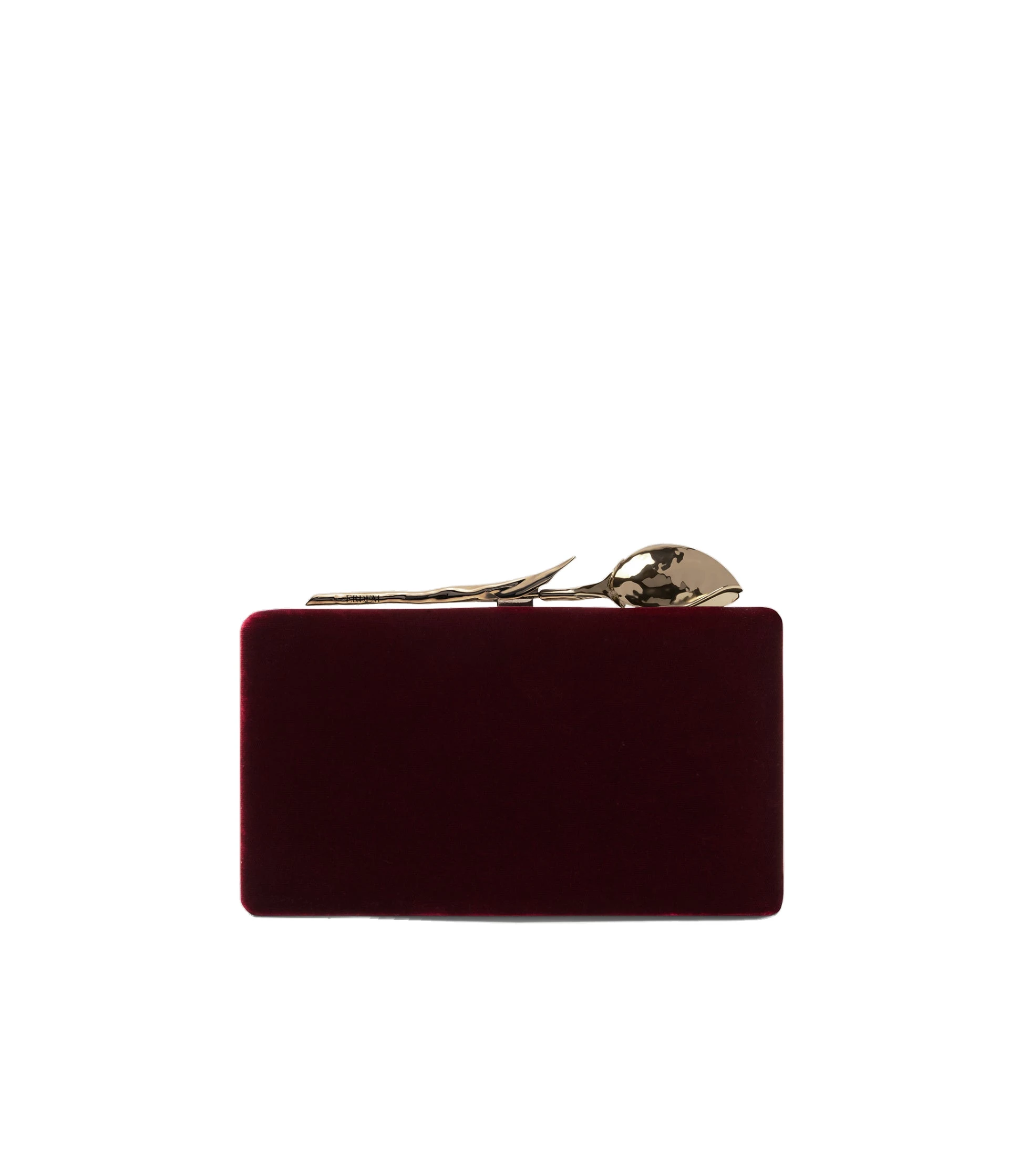 Erdem Bloom Minaudiere in Merlot Velvet Erdem Bloom Minaudiere in Merlot Velvet | Clutch Bags | Luxury Shoes