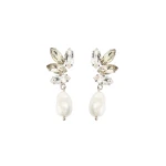 Erdem Crystal Pearl Earring | Earrings | Luxury Shoes 