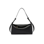 Erdem East West Bloom Bag in Black Leather | Shoulder & Crossbody Bags | Luxury Shoes 