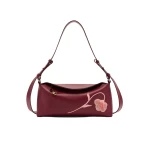 Erdem East West Bloom Bag in Cherry Leather | Shoulder & Crossbody Bags | Luxury Shoes 