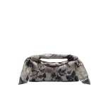 Erdem East West Bloom Bag in Fonteyn Rose Textured Satin | Shoulder & Crossbody Bags | Luxury Shoes 