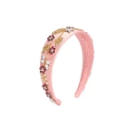 Erdem Embellished Headband in Pink | Hair Accessories | Luxury Shoes 