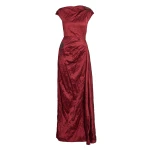 Erdem Embellished Textured Satin Draped Gown | Evening Gowns | Luxury Shoes 