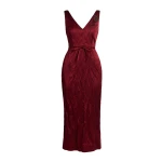 Erdem Embellished Textured Satin Midi Pencil Dress | Midi Dresses | Luxury Shoes 