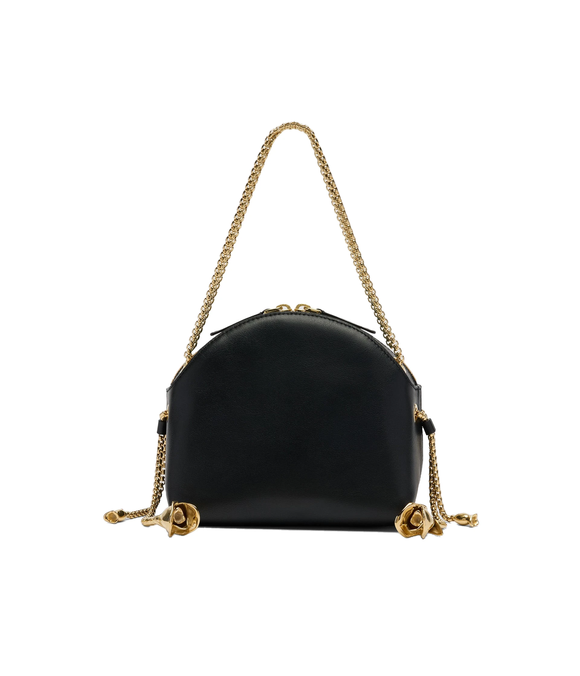 Erdem Flora Chain Bag in Black Leather Erdem Flora Chain Bag in Black Leather | Shoulder & Crossbody Bags | Luxury Shoes