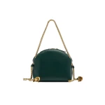 Erdem Flora Chain Bag in Green Leather | Shoulder & Crossbody Bags | Luxury Shoes 