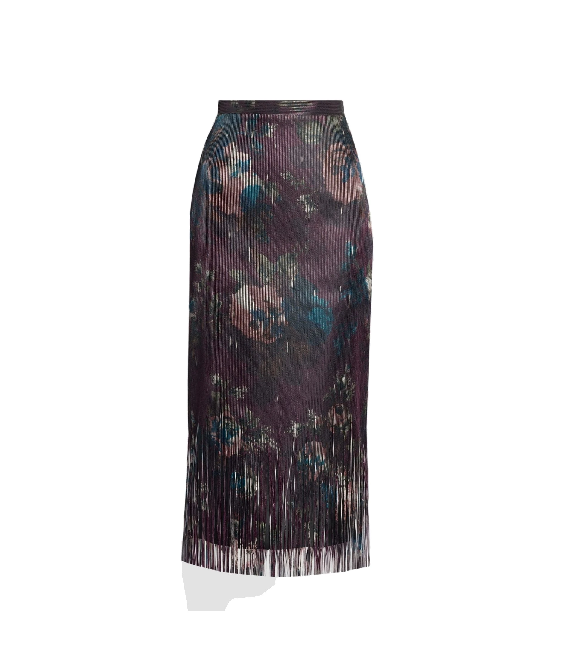Erdem Flora Fringe Jacquard Pencil Midi Skirt Erdem Flora Fringe Jacquard Pencil Midi Skirt | Pencil Skirts | Luxury Shoes