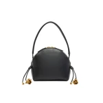 Erdem Flora Shoulder Bag in Black Leather | Shoulder & Crossbody Bags | Luxury Shoes 