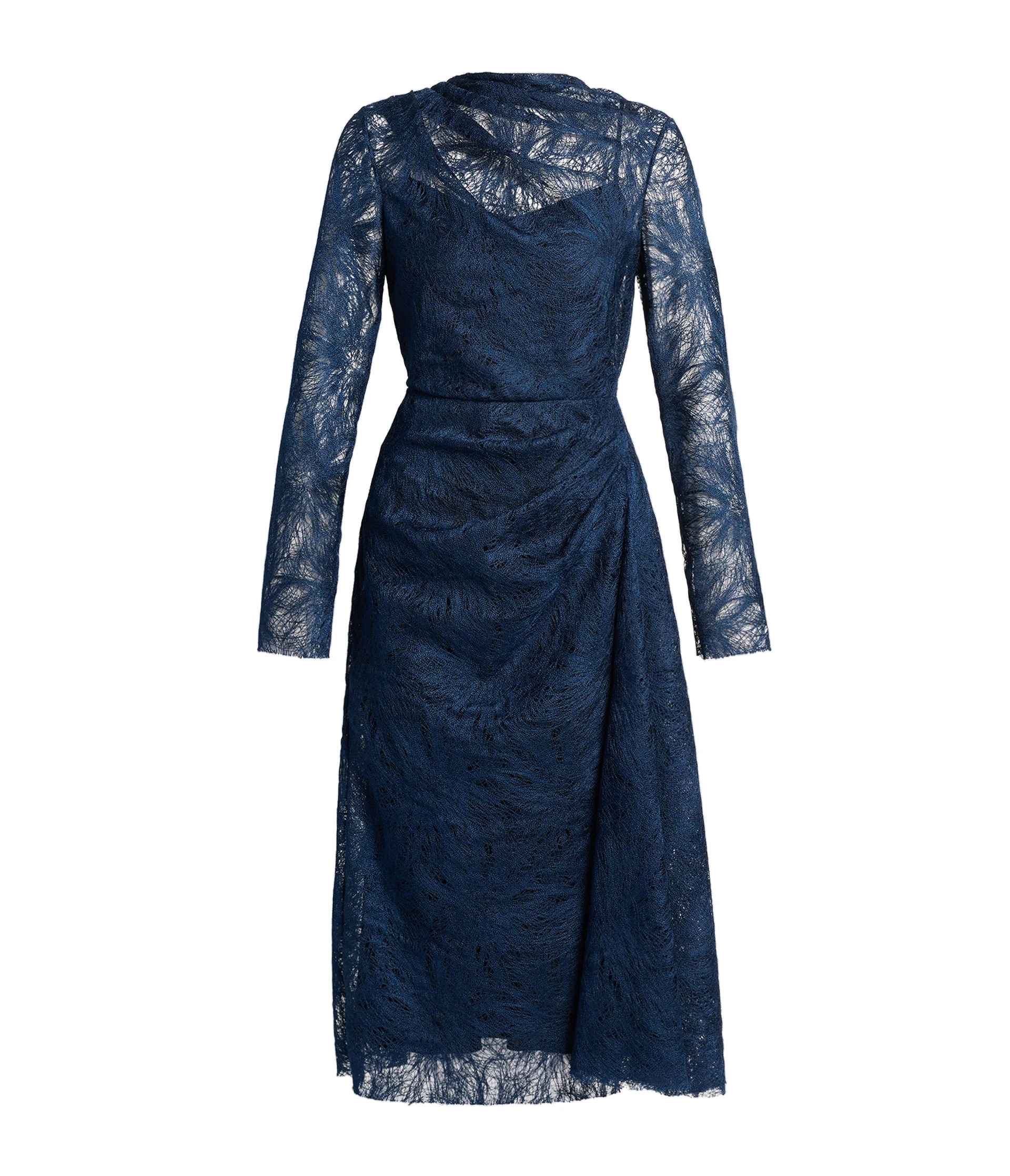 Erdem Floral Lace Draped Midi Dress Erdem Floral Lace Draped Midi Dress | Midi Dresses | Luxury Shoes