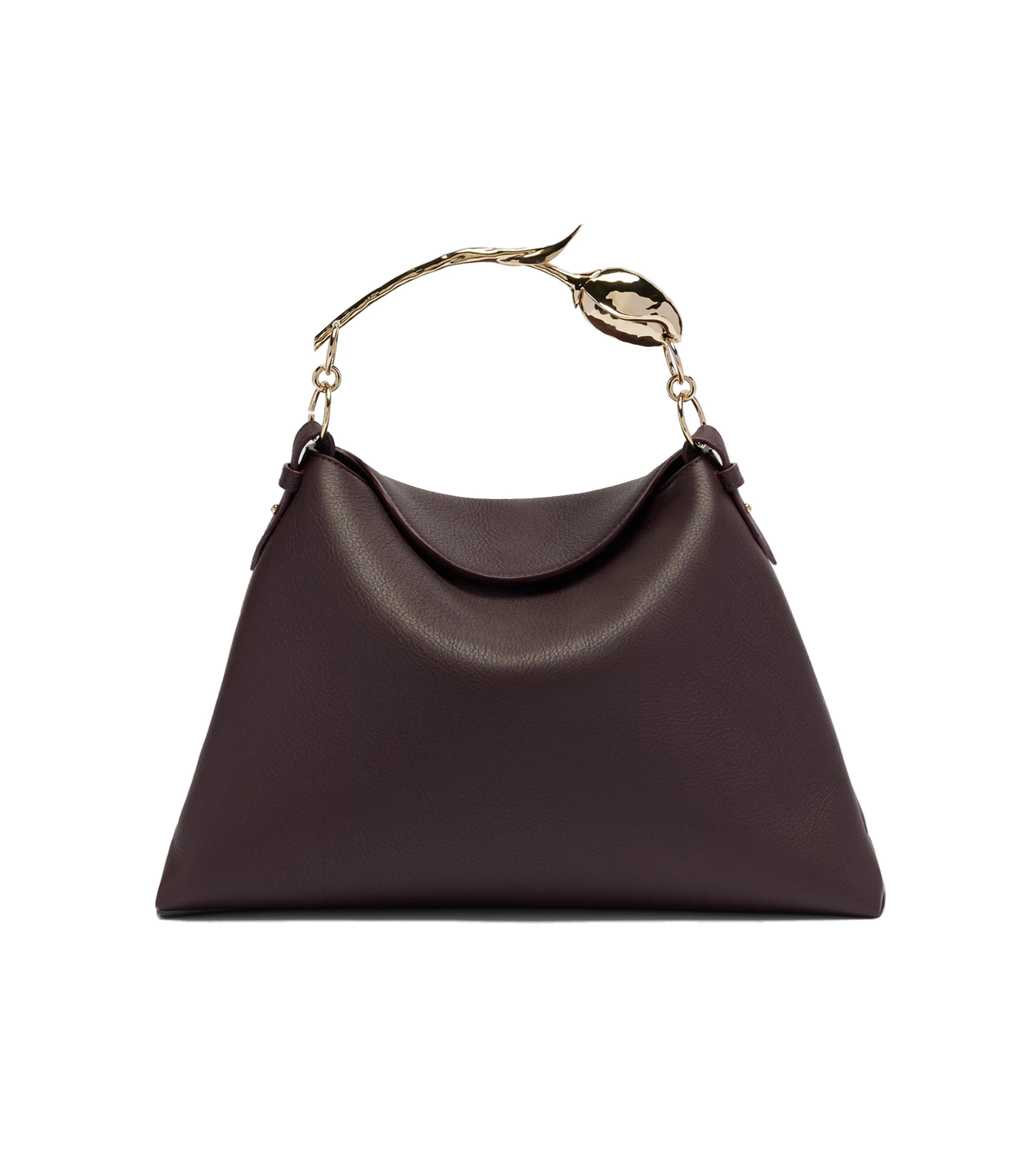 Erdem Large Bloom Bag in Malbec Grain Leather Erdem Large Bloom Bag in Malbec Grain Leather | Totes & Top-Handle Bags | Luxury Shoes
