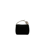 Erdem Micro Bloom Bag in Black Velvet | Mini Bags | Luxury Shoes 