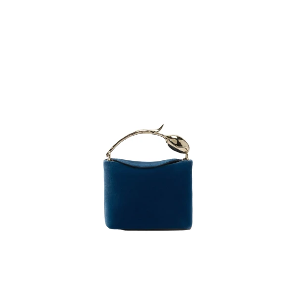 Erdem Micro Bloom Bag in Ink Velvet | Mini Bags | Luxury Shoes 