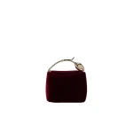 Erdem Micro Bloom Bag in Red Velvet | Mini Bags | Luxury Shoes 