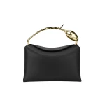 Erdem Midi Bloom Bag in Black Leather | Totes & Top-Handle Bags | Luxury Shoes 