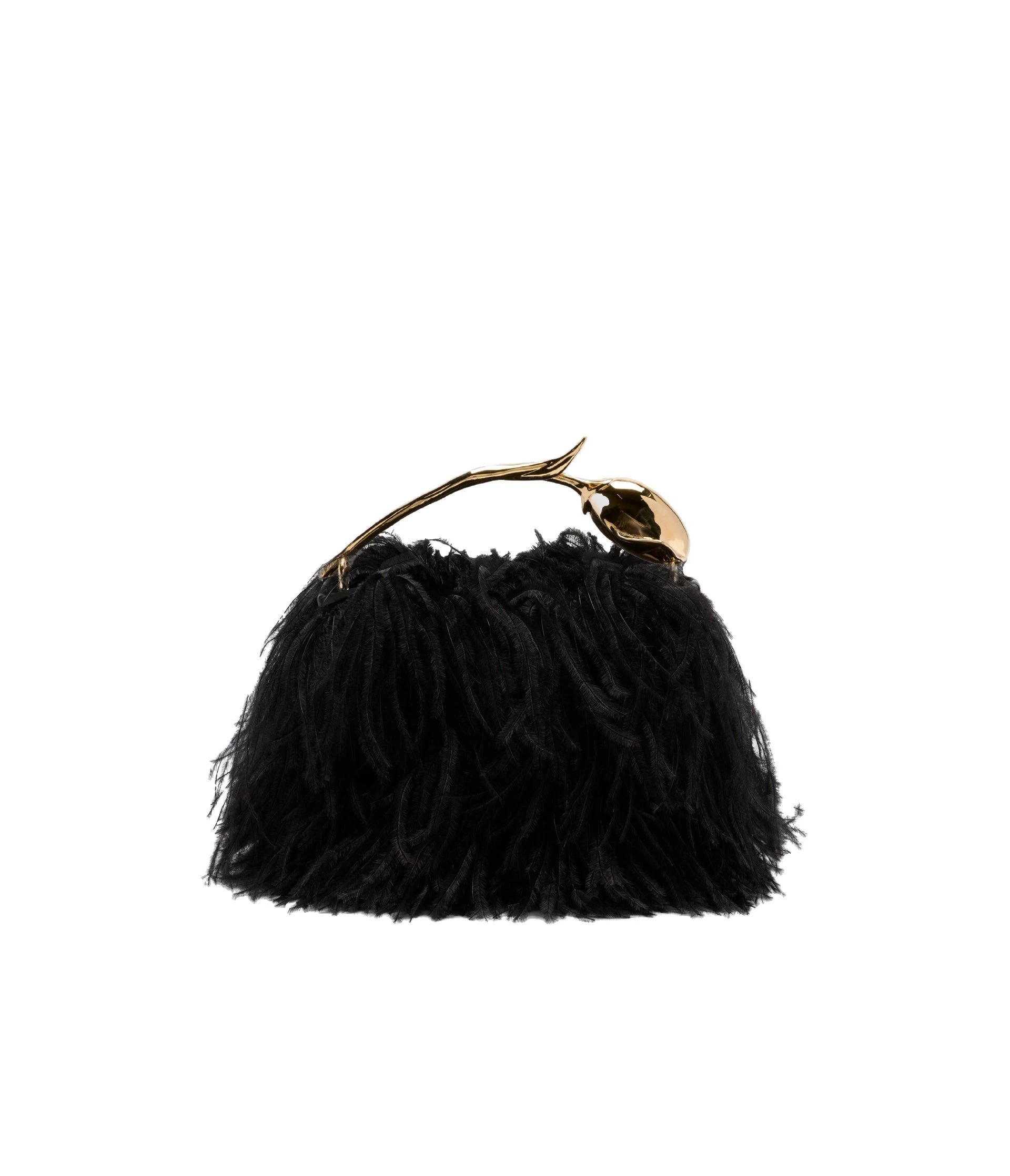 Erdem Mini Bloom Bag in Black Feathers Erdem Mini Bloom Bag in Black Feathers | Mini Bags | Luxury Shoes
